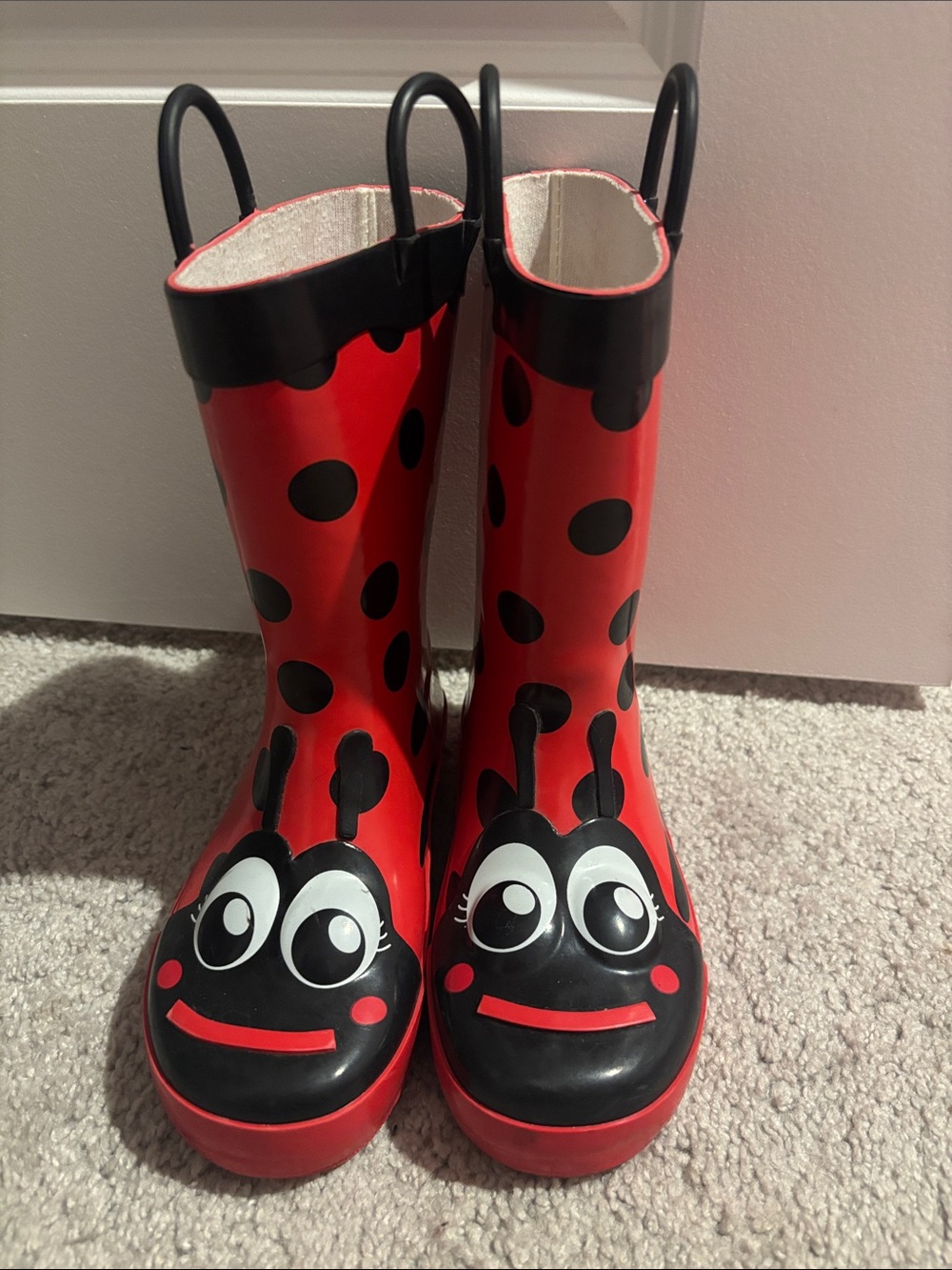 Western Chief Kids Red Ladybug Rain Boots